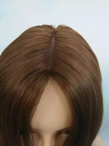 10 Inches European Human Hair Jewish Wigs Kosher Wigs Small Layer Ombre Color