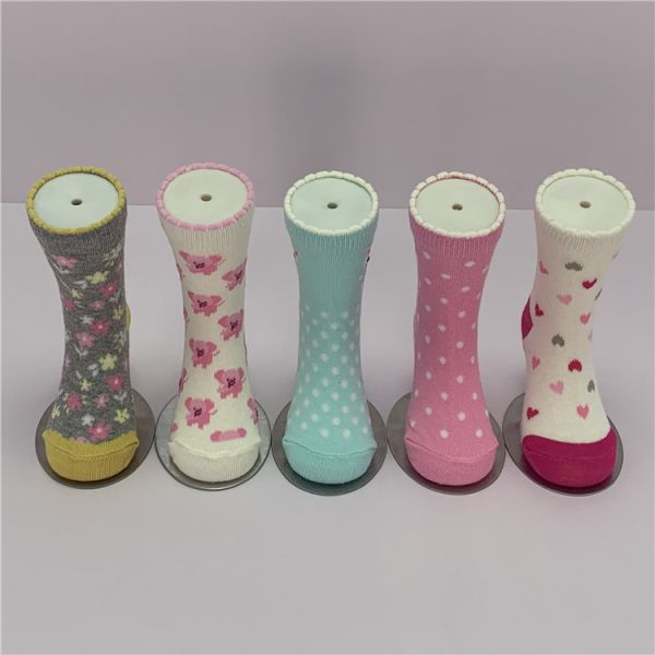 Unique Design Custom Cotton Boutique Girls Slouchy Baby Socks for Warmth and Fashion