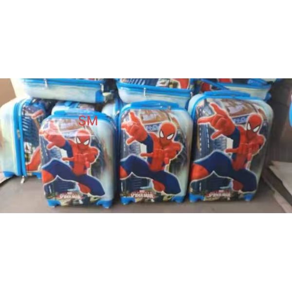 Самые милые красивые печатные дети чемодан универсальные колеса дети троллейбусы багажные сумки