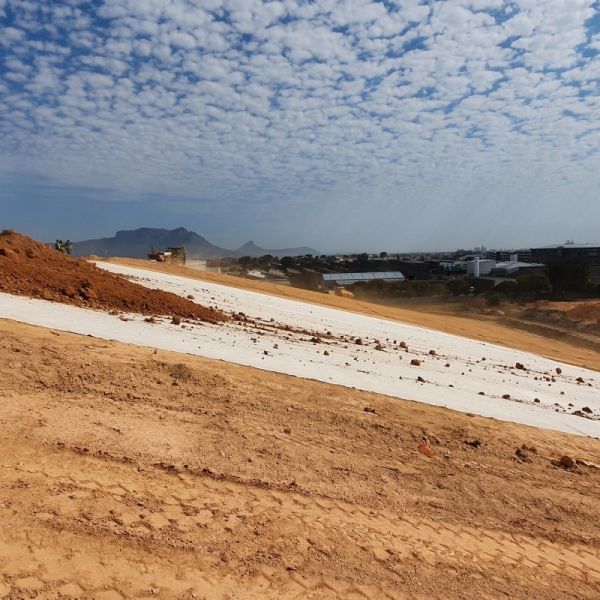Polypropylene Woven Geotextile Fabric Geotech  For Road Driveway Reinforcement