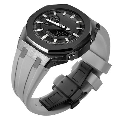 Casio Watch Modified Case And 316l Stainless Steel Watch Band For G Shock Ga2100