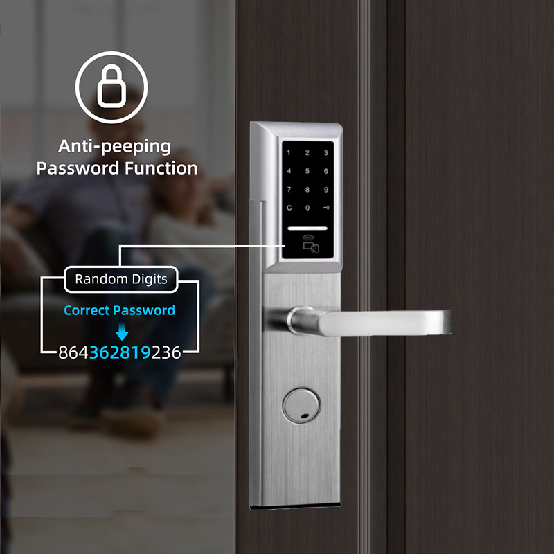 толщина карты 48mm удара замка кнопочной панели приложения 0.1S TTlock умная