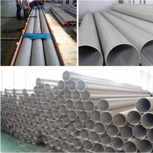 410 Round Stainless Steel Pipe Tube For Construction And Decoration