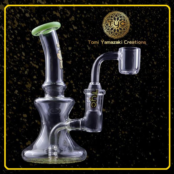 14 Inch Glass Smoking Pipe Big Recycle With Percolator