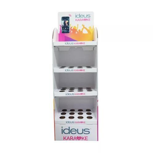 Cosmetic Corrugated Paper POS Cardboard Display For Skincare Bottle