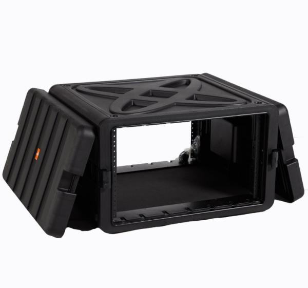 Lightweight PP 6U 19 Inch Rack Case Custom Logo Impact Resistance