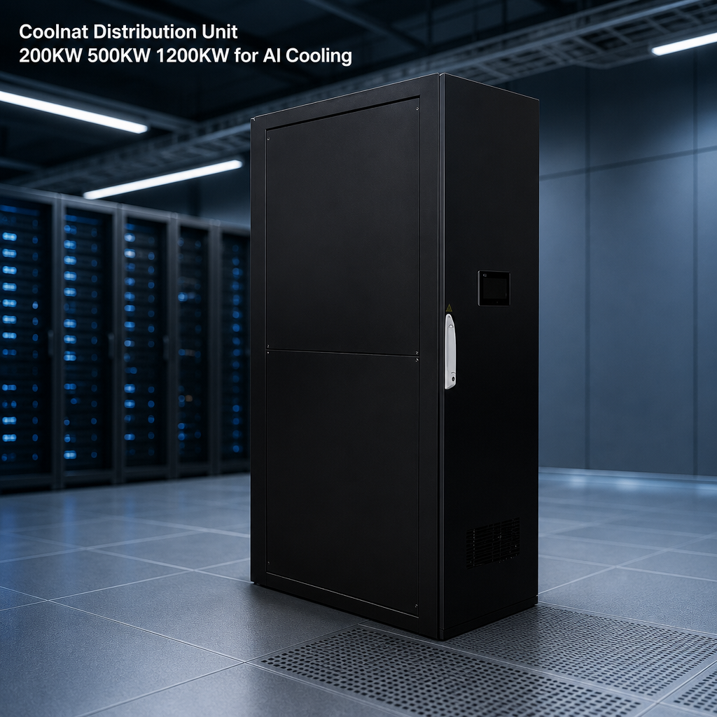 1200kW Liquid Cooling CDU for AI Data Centers with 1+1 Redundant Pumps and Stainless Steel Heat Exchanger