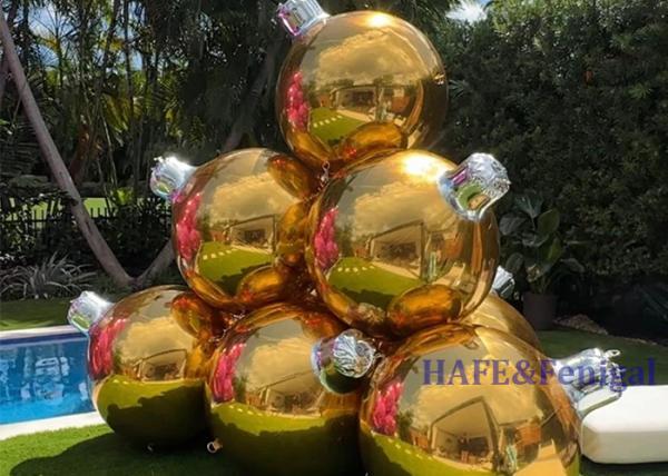 Ornamentações infláveis de Natal para interiores e exteriores Balões de espelhos para atividades festivas