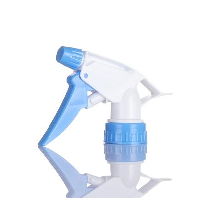 Pedido personalizado 28mm plástico pulverizador de limpeza de água gatilho para personalização branca