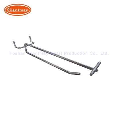 Shop Pegboard Display Hooks Metal Peg Double Hook With Price Tag