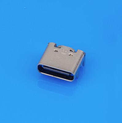 Alinta TYPC C Conectores 16P comprimento 7,35 mm terminal de aço fósforo