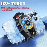 J20 Mobile Phone Cooler para IOS Android con control de temperatura de 3 velocidades y chip TEC