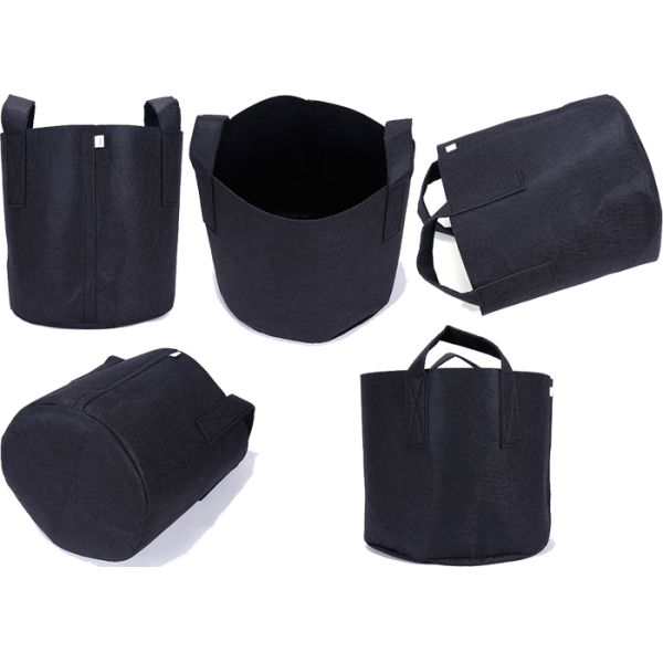 1 - 30 Gallon Black Plastic Breathable Grow Bags Nursery Planter Support