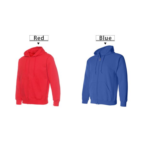 Oversized Bluzy Blank Zip 50%Polyester 50% Cotton Embroidered Slim Fit Moletons Thin Washed String Hoodies Sweatshirts