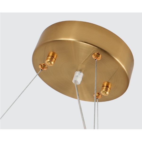 Полуэллипсовые роскошные подвесные огни К9 потолочный свет современный кристаллический люстра 4500K 6500K