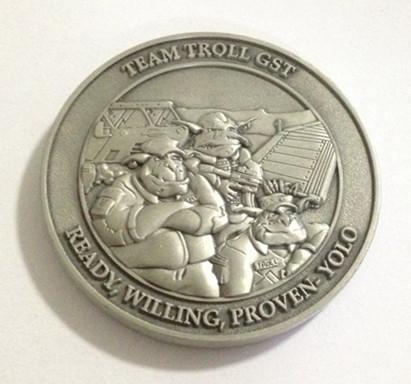 2D or 3D Personalized Coins / Campus Coin, challenge coins, commemorative coins, embossed