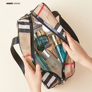 Wholesale Summer Clear Mesh PVC Beach Bags Transparent Design Tote Bags Women Luxury Handbags For Outdoor