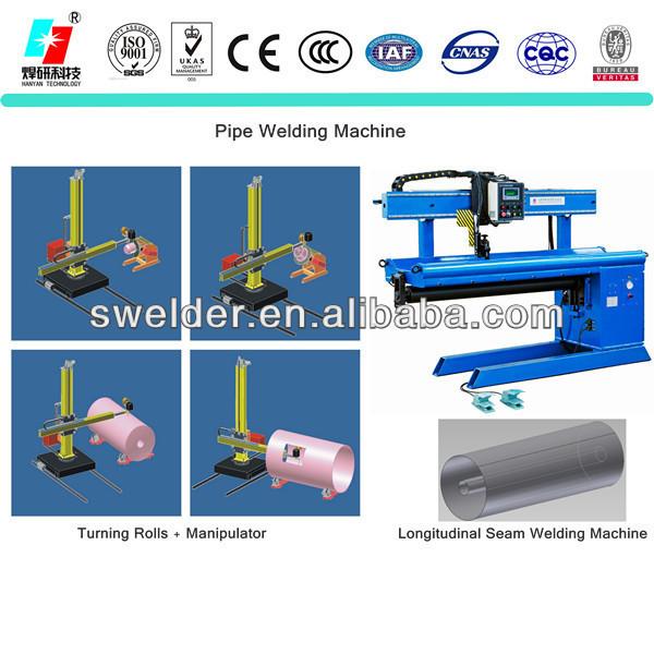 PLC Longitudinal Seam Welding Machine Automatic Giant TIG MAG Laser Welder Machine