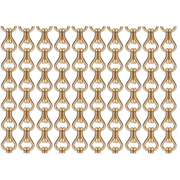 Высота занавеса двери 2.2m украшения коридора алюминиевая цепная