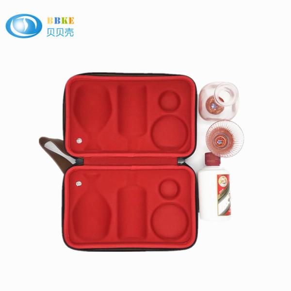 EVA Case Carrying For Wine faite sur commande antichoc protectrice et bouteilles en verre