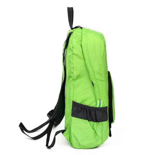 Folded backpacks green colorful school backpack fashion girls backpack