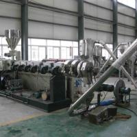 Shenzhen HYPET PVC Pelletizing Line With Twin Conic Extruder / PVC Granules Making With Conic Twin Screw Extruder Machine