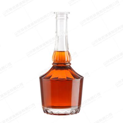 500 ml 750 ml Garrafas de vidro vazias Liquor Vinho Gin Whisky Vodka Garrafa de vidro com tampa