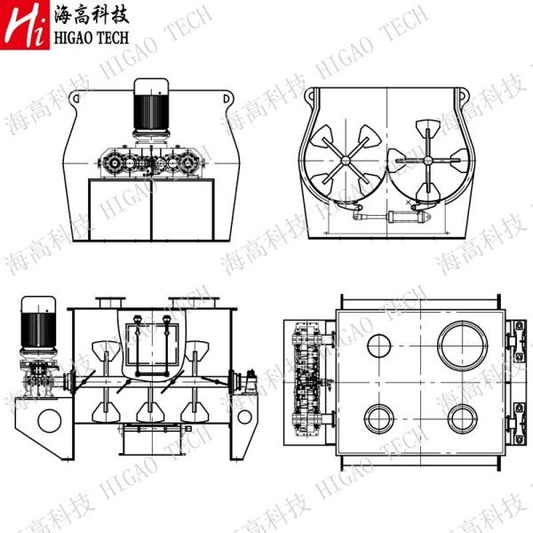 DPM Dry Powder Mixing Machine 10000L Instant Green Tea Mixing Machine