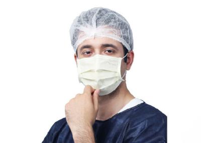 3 Ply Disposable Medical Mask Non Woven Material For Cough Germs Illness