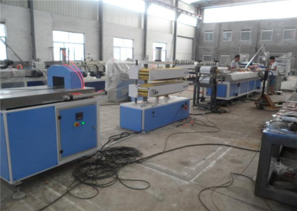 WPC PVC Profile Extrusion Machine 38Cr Screw Plastic Profile Extruder