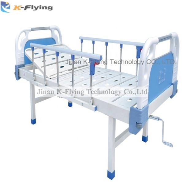 Single Function Medical Patient Manual Hospital Bed