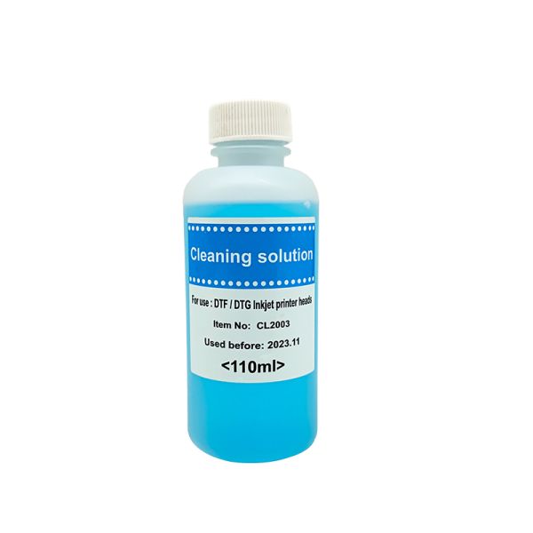 FCOLOR Newest 110ML DTF Strong Cleaning Liquid Kits Water Based Ink for Epson L1800 1390 DTF Printers Digital Printing