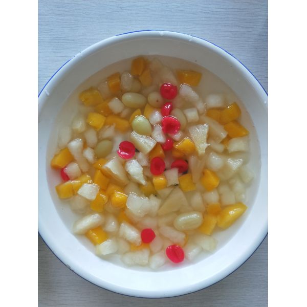 No Preservatives 425g Canning Fresh Fruits In Syrup