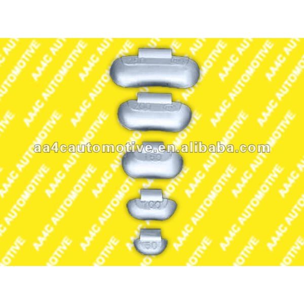 L'agrafe sur roue d'avance contrepoids des machines de service du pneu 30g-300g