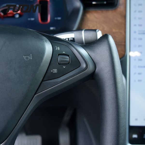 Plain Weave Black Tesla Carbon Fiber Steering Wheel Model 3 X Y S