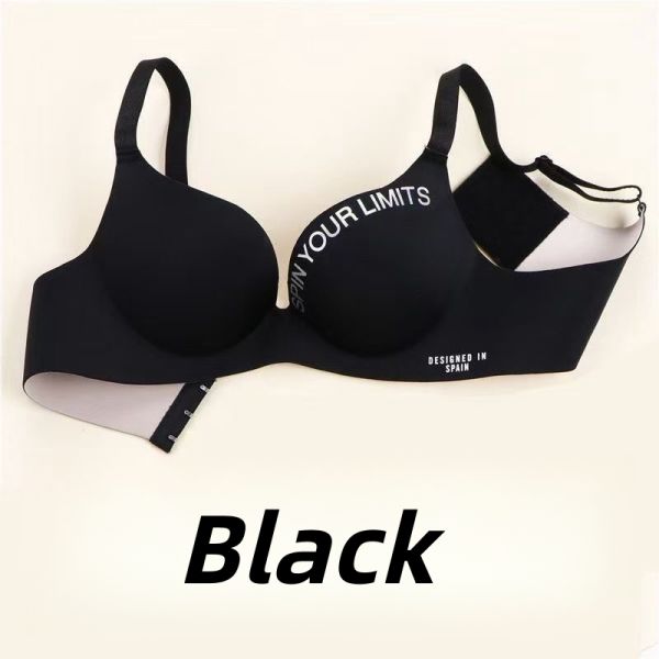 Seamless Small Breasts Bra for Women Gathered One-piece Wire-free Side Breasts Anti-sagging Lifting and Adjustable Bra