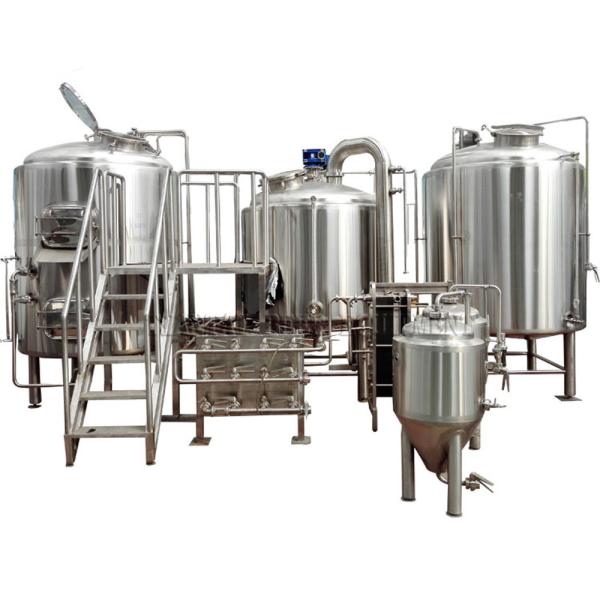 Stainless Steel 3 Vessel Brewhouse Fermentation System To Make Craft Beer