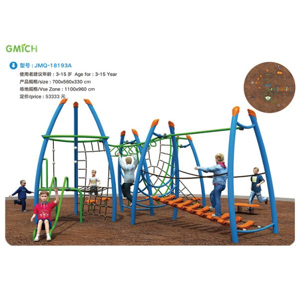 OEM Service Outdoor Climbing Rope Structures For Adventure Park