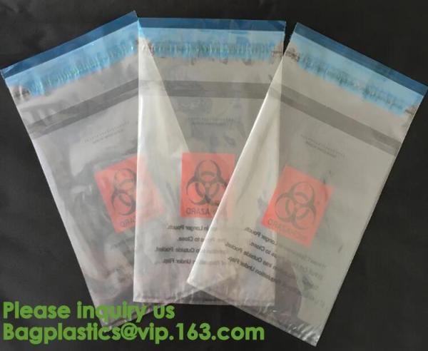 Bio-Medical Hazardous waste,Bio-hazard Specimen Bag 6″ X 9″ Printed English Medical Mart,Biological Waste Management and