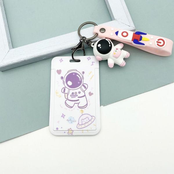 Silicone Card Holder Vertical With Lanyard Neck Strap Heavy Duty ID Card Business Card Offices Supplies