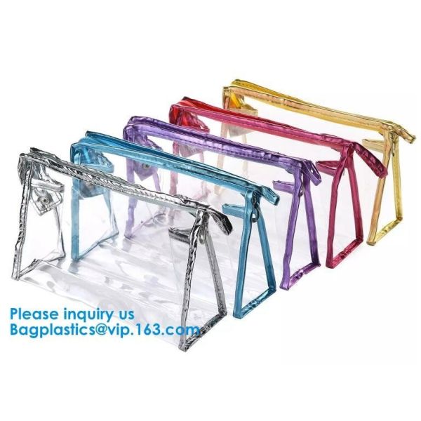 Eco-Friendly Makeup Bag Travel Large Storage Easy Carrying Transparent Women Clear Cosmetic Bag