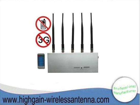 Five Band TD - SCDMA Remote Portable Mobile Phone Signal Jammer Breaker