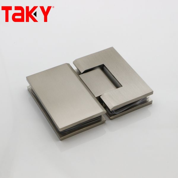 Morden Style Solid 180 Degree Brushed Shower Room Glass Door Hinge