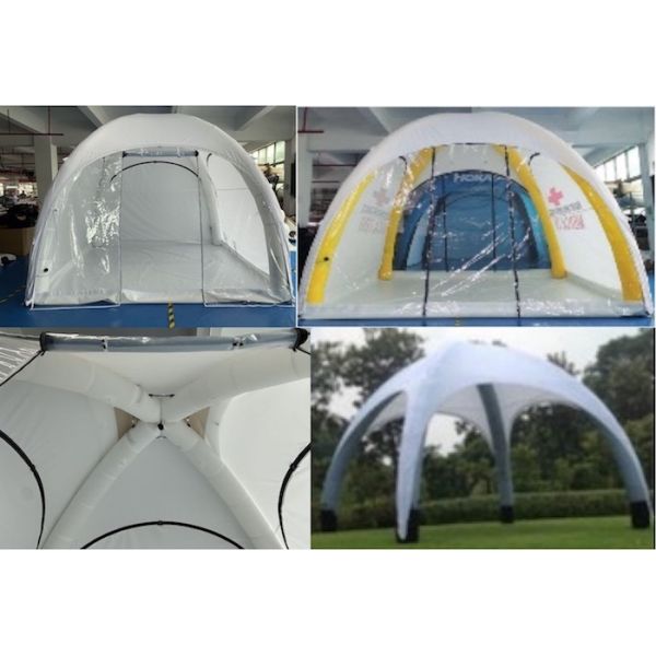 Emergency Inflatable Outdoor Tents X Shape Air Pole Canopy Tent Medical Isolated