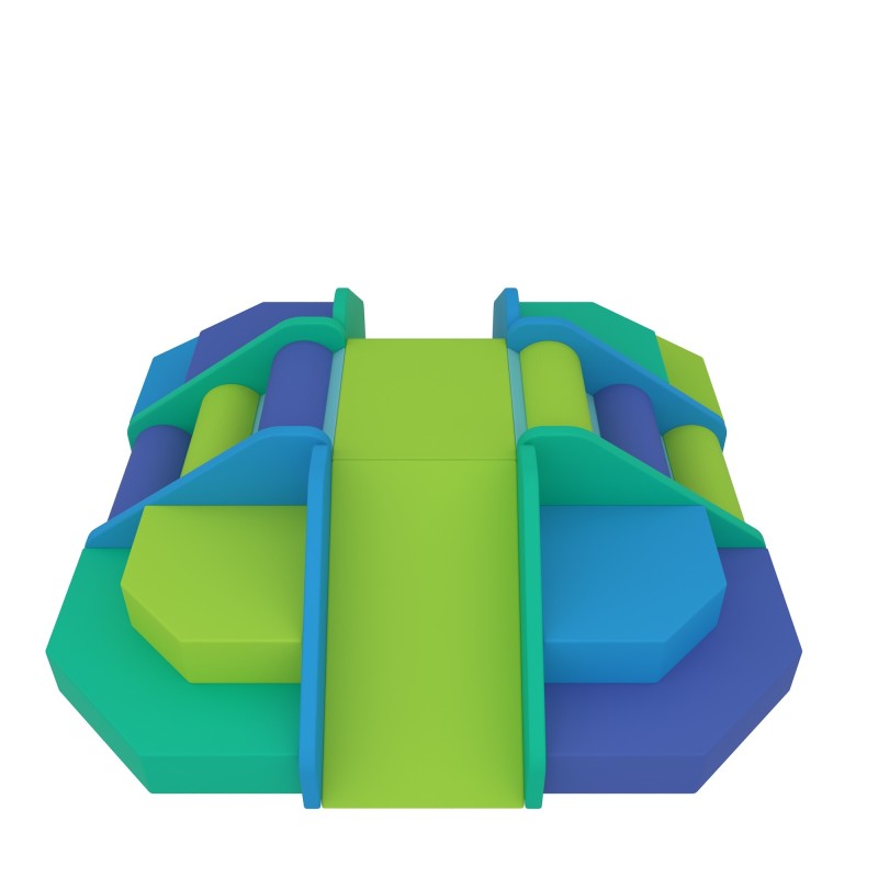 Commercial Soft Play Blocks Custom Indoor Kids Naughty Castle Play Equipment