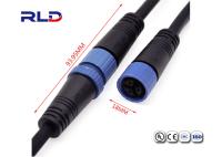 3 conector terminal masculino fêmea do conector de cabo do Pin M15 Ip68