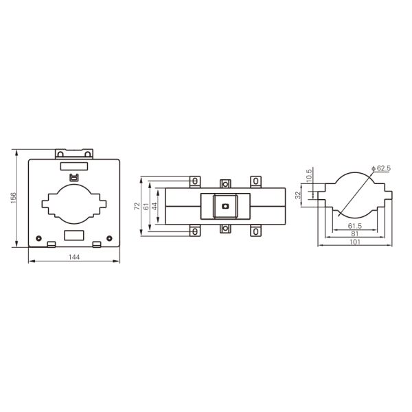 REHE MSQ-100 1500/5A MSQ current transformer window type current transformer