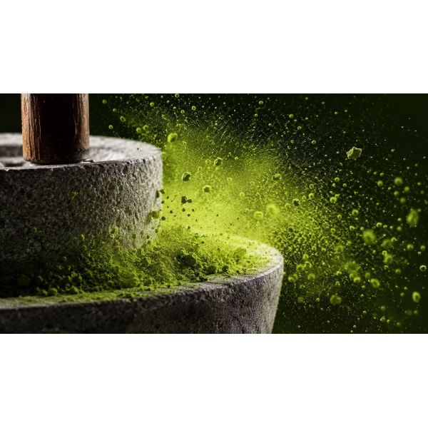 Unsweetened Pure Matcha Powder 300-2000 Mesh Moderate Caffeine Custom Blend Green Tea Extract