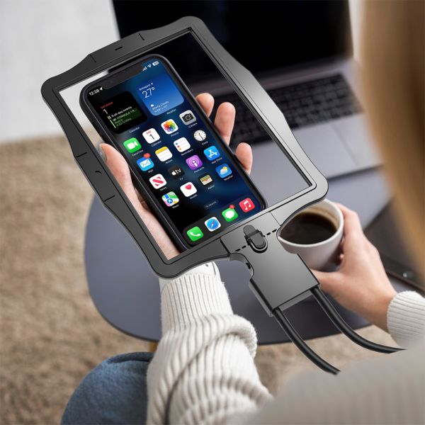 Large Size HD LED Magnifier with 48 LED Light Source and 1100mAh Battery for Reading