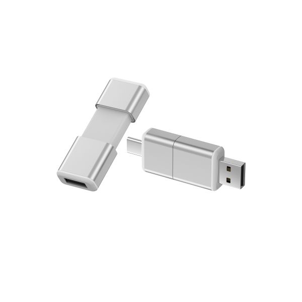 All Passed H2 USB + Type C USB Flash Drive Can OEM Logo One Usb Body